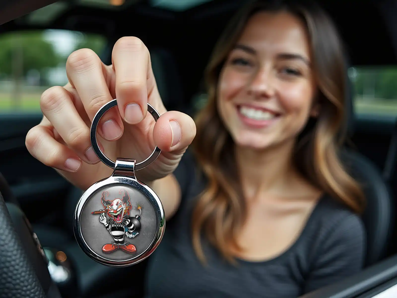 Metal Keychain Tuning Design Universal Fit